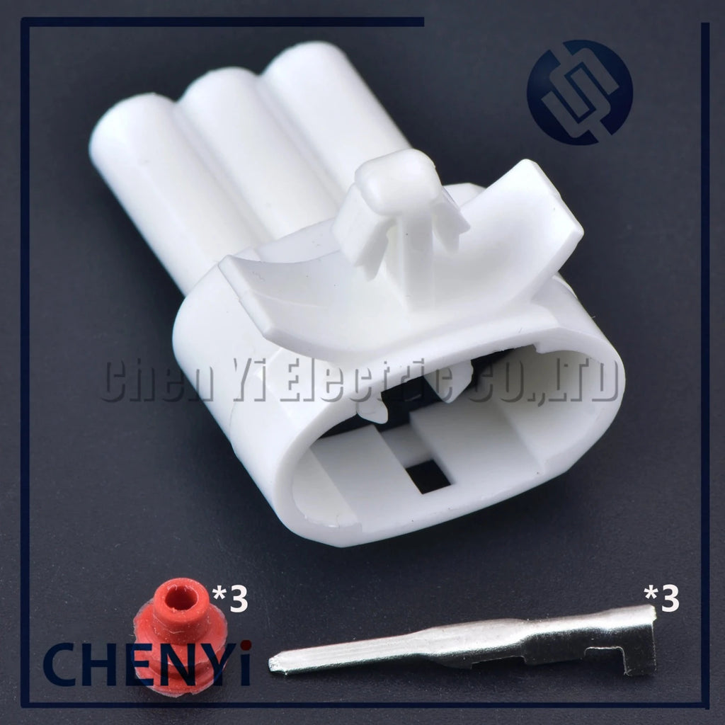 3 Pin auto waterproofing Wire Connector stoplight plug 6187-3281 6180-3261 For Honda Civic Si SiR Turn Socket
