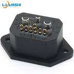 2+1+7 connector electric vehicle lithium battery bent wire harness plug power cord new energy storage charging female socket