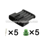 5-Pin Connector Waterproof 2.2mm Male Female Connector Auto Wiring Harness Cable Socket for Toyota 7283-1056-30 90980-11232
