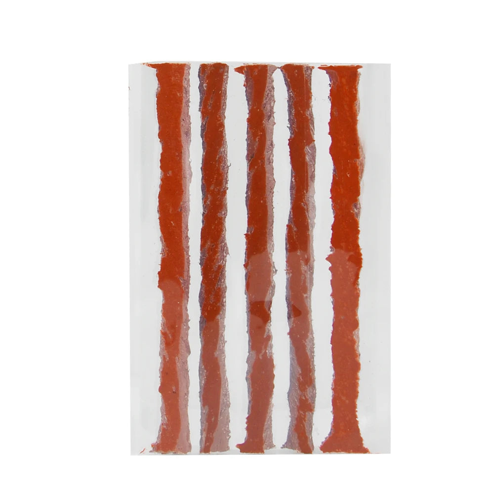 Tire Repair Strips Tubeless Rubber 100/5Pcs Glue Seals for Car Motorcycle Bike Tyre Puncture Repairing Tire Repair Kit Studding