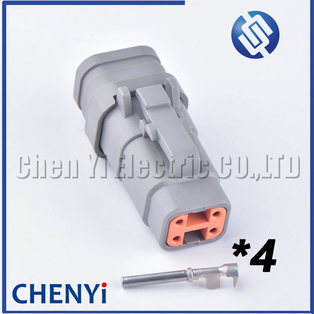 2 3 4 6 8 12 Pin Waterproof Connector Plug DTM06-2S-E007 DTM06-3S-E007 DTM06-4S-E007 DTM06-6S-E007 DTM06-8S-E007 DTM06-12S-E007