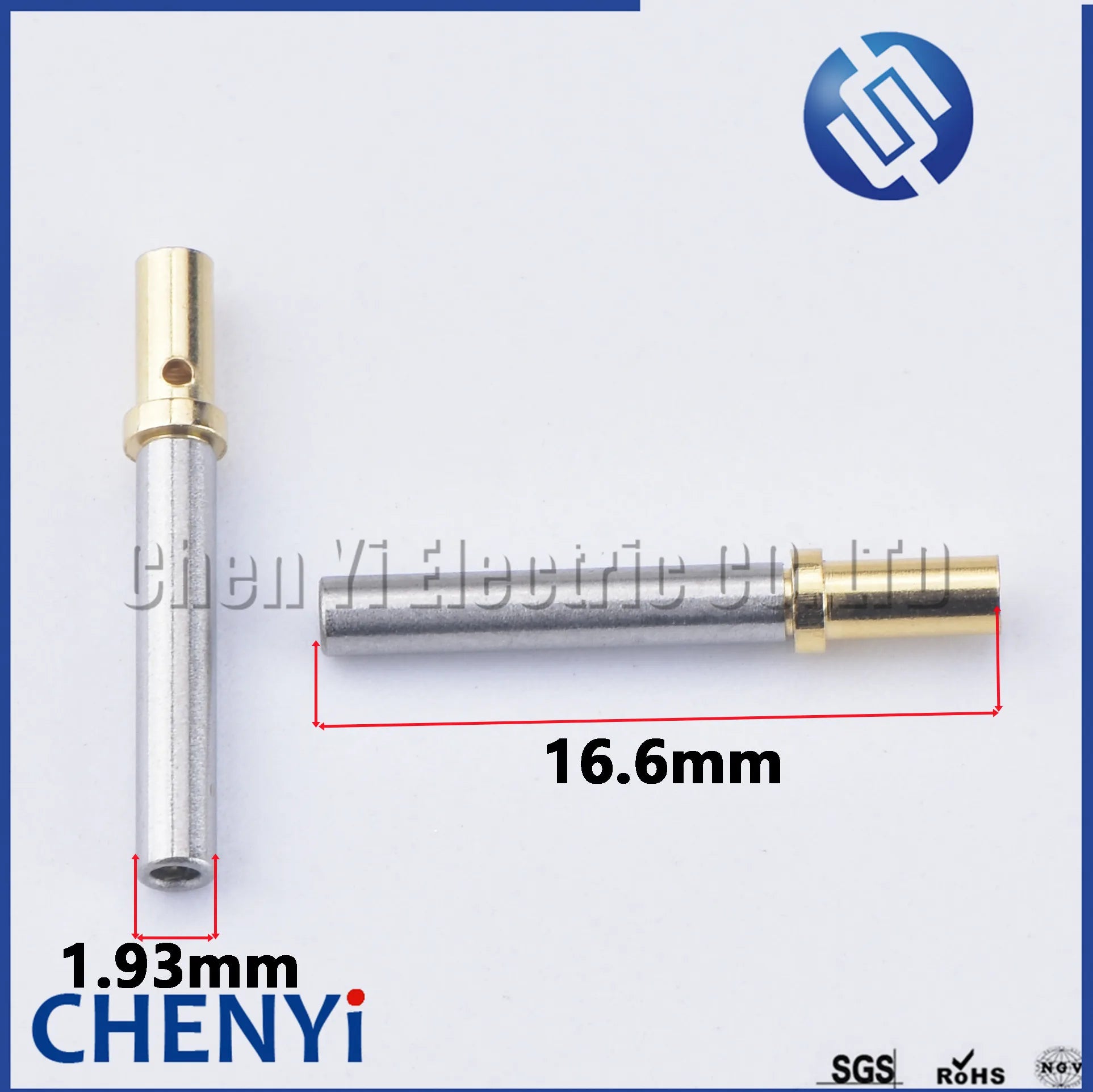 50/100 Pcs Deutsch DTM 1.0mm Series Female male Pin 0460-202-2031 0462-201-2031 Gold Plated Stainless Steel Crimp Solid Terminal