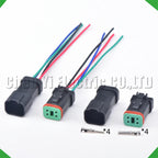 4-Pin Auto Connector Black Automotive Connectors harness Deutsch Engineering Vehicle