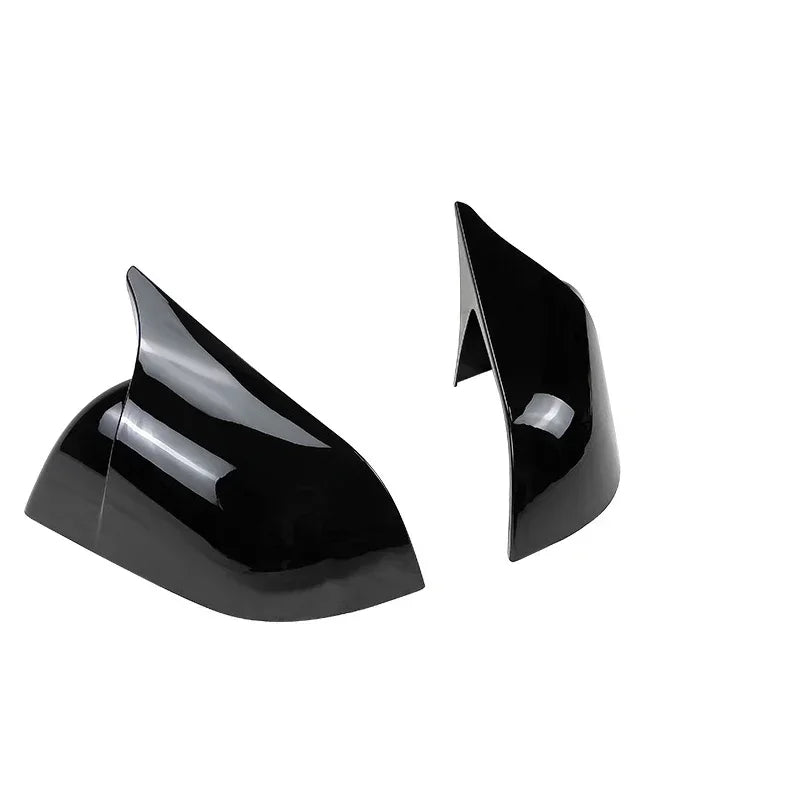 Carbon Fiber Gloss Black Finished Replacement Shell Rearview Mirror Covers Fit For Tesla Model 3 Y Door Side Mirror Caps amabili
