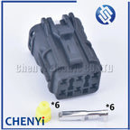 6 Pin MG640337 MG610335 Auto Waterproof tail light plug Light Lamp Socket Connector 7222-7484-40 for Buick Ford