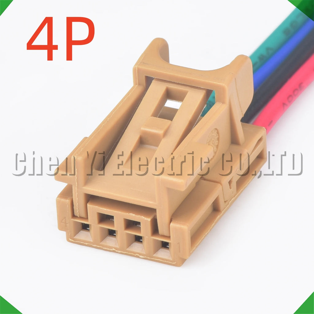 4 Pin Automotive Connectors Rearview mirror adjustment background light Wire harness Pl...