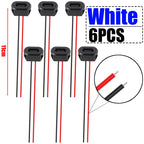 6/2PCS Type-C Female 2Pin USB Connector Type-C Waterproof with Female Socket Fast Charging Jack Charging Port USB-C Charger Plug