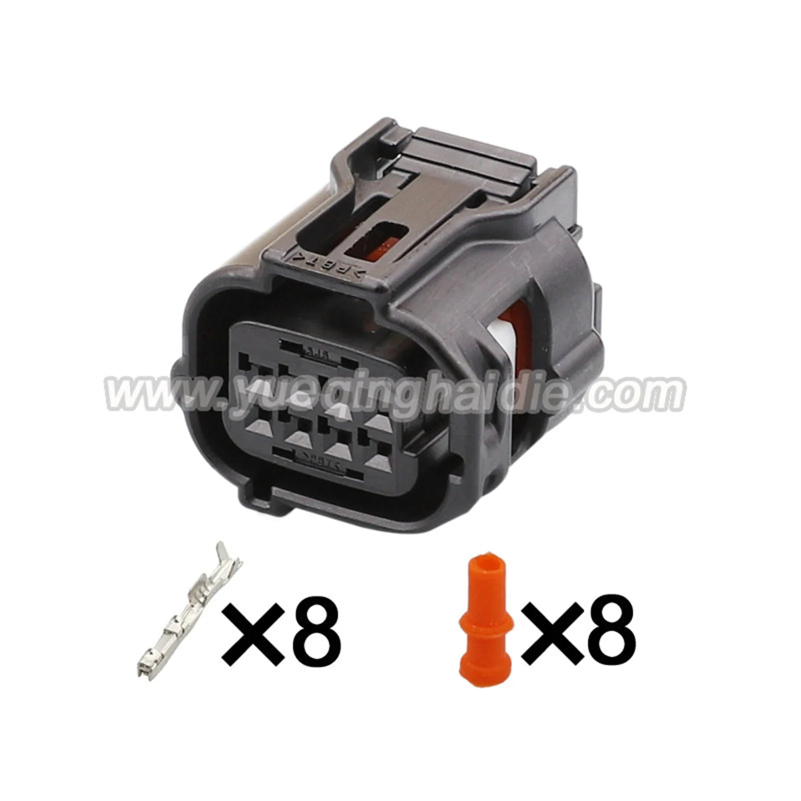 8 Pin Connector Waterproof 0.6mm Male Female Connector Reversing Radar Wiring Harness Housing Cable Plug 6189-1240 6188-0779