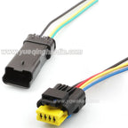 4 Pin 1.5mm Male Female Automotive Connectors tail light Wire harness For Renault Peugeot Citroen 211PL042S0011 211PC042S4021