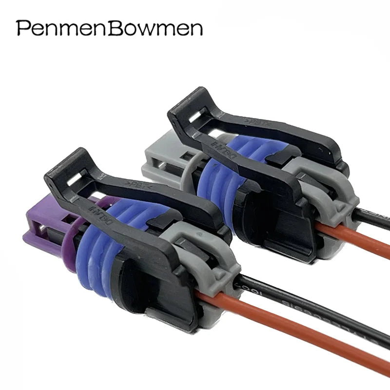 1 Set 2 Pin GM LS ECT Car Waterproof Plug Wiring Harness Electrical Cable Connectors 15449028 15449027 For Ford Chevrolet Opel