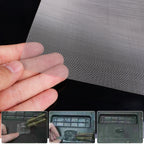 Automobile Bumper Stainless Steel Repair Mesh Plastic Crack Repair Mesh Welding Wire Mesh Net for Bumper Body Hood Vents 15x20cm