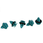 Green Auto Door Panel Clip with Seal Ring Auto Fastener Rivet Bumper Clip Retainer Car Interior Retaining 100/20pcs Amagi