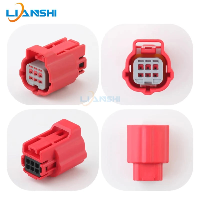 MWTR(P)B-06-1A-R red 6P electronic fuel injection motorcycle ODB diagnostic connector DJ7069Y-0.6-11/21