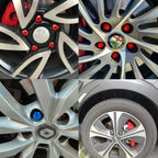 20pcs Universal Lug Nut Covers for Automotive Wheel Hubs Tire Cap Modification Accessories Dust-Proof Rust-Proof Durable Stylish