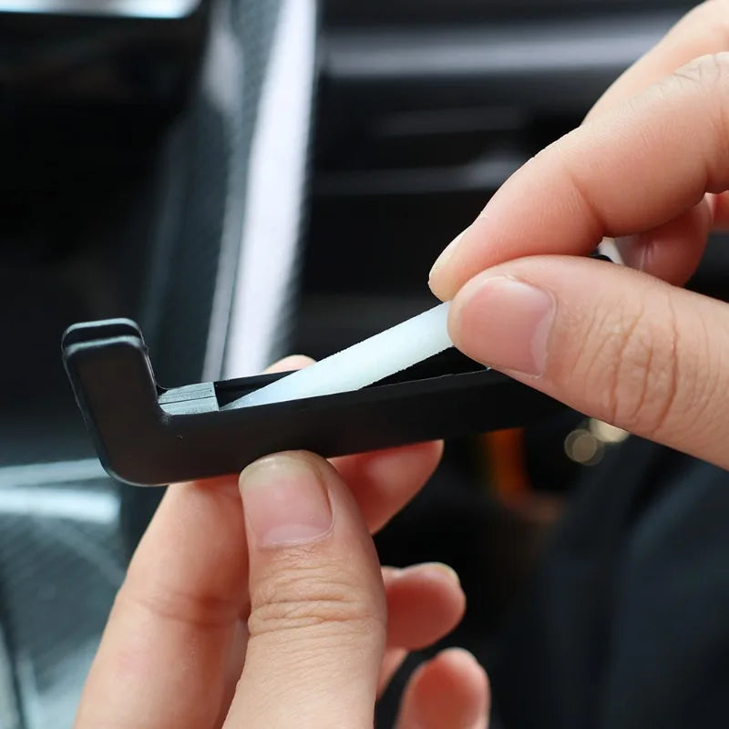Car Air Outlet Aromatherapy Clip Solid Aromatherapy Strips Set 8cm Auto Air Vent Wind Direction Paddle Hidden Fragrance Clip