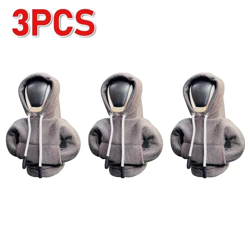 Hoodie Car Gear Shift Cove Shift Lever Handle Kit Creative Universal Car Gear Shift Hoodie Cover Decoration Car Interior Amagi