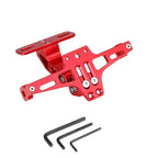 Universal Adjustable Motorcycle License Number Plate Bracket Rear Turn Signal Lamp Holder CNC Aluminum Eliminator Kits