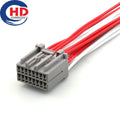 16 Pin Connector Unsealed 1.2mm Series Female Connector Cable Plug Motorcycle Electrical Harnesses Wiring Harness 179054-6