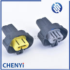 2 pin car waterproof connector headlight fog light harness plug for Nissan Teana Qashqai Tiida H7 H8 H9 240PC023S4019