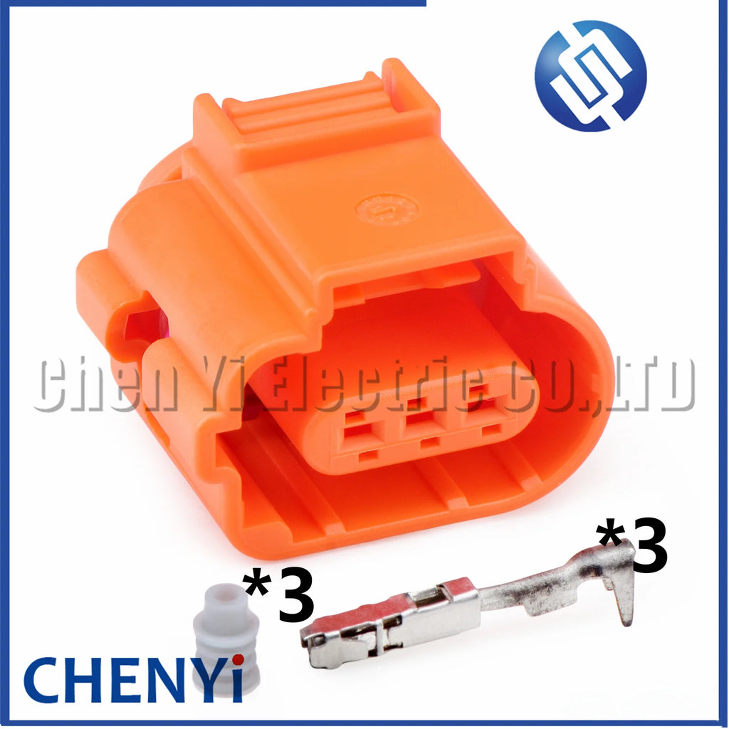 3 Pin Car Air Conditioner Pressure Switch Connector Knock Sensor Crankshaft camshaft position sensor plug 8K0973703 8K0 973 703