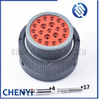 21 Pins connector Cavities HDP26-24-21SE HDP24-24-21PE automotive waterproof plug With Pins For Deutsch HDP series
