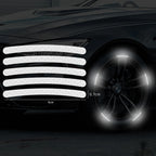 10pcs Car Wheel Hub Reflective Sticker Decorative Strips For Volkswagen Golf 4 5 7 6 Chevrolet Cruze Honda Civic Accord 2023