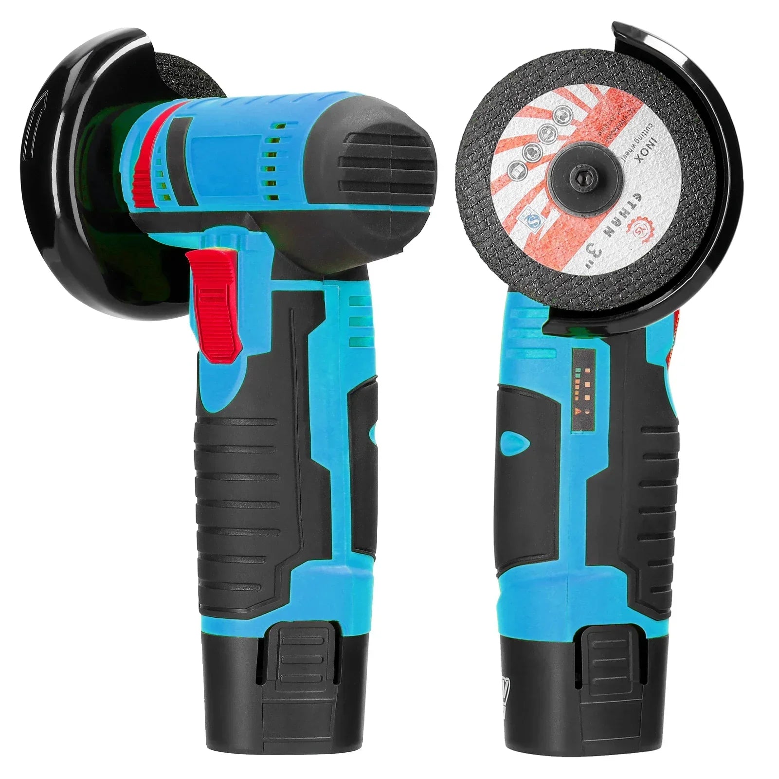 12V Cordless Electric Angle Grinder 19500rpm Lithium Battery Mini Polishing Grinding Machine Diamond Cutting Power Grinder Amagi