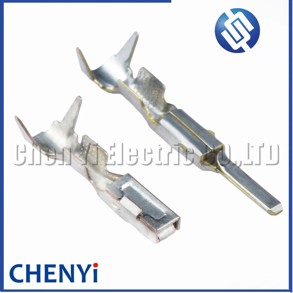 50 Pcs 1.5mm HX Series Auto Wire Loose Pin Brass Crimp Car Connector plug Terminals 8230-5307 8240-0490 8240-0491 8230-5308