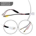 1 Pcs 4 Pin Car Reverse Camera Retention Wiring Harness Cable Adapter Connector Fit For Toyota Car Accessories