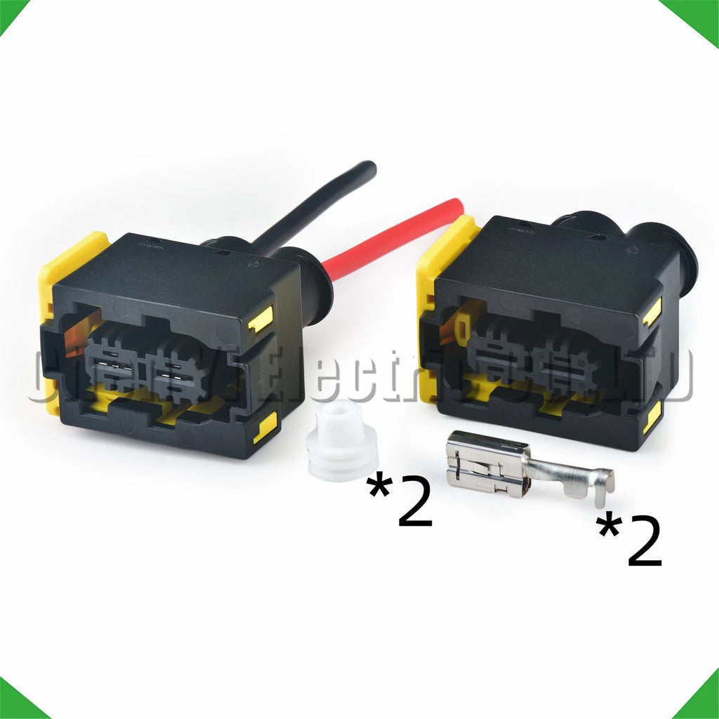2-pin auto connector automotive connectors hybrid system harness 1355328-1 benz bmw