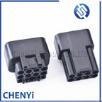 5 Sets 8 Pin Male or Female 2.3mm Auto Light Lamp Black Plug Automotive Waterproof Connector For FW-C-8F-B FW-C-8M-B
