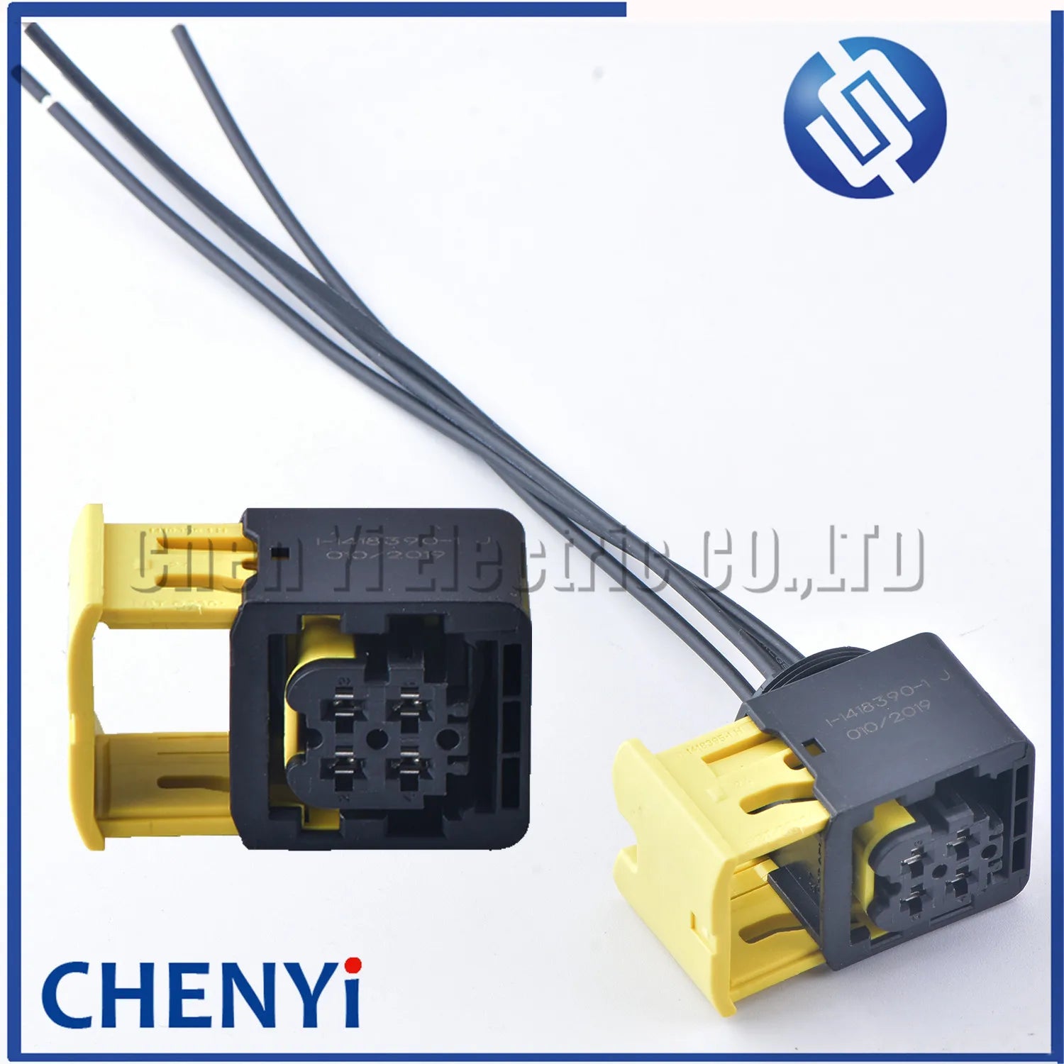 4 Pin New Energy Connector Harness Plug Nitrogen oxygen sensor plug 1-1418390-1 2-1418390-1 3-1418390-1 4-1418390-1 15cm wires
