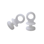 50pcs Plastic Curtain  Track Hook S Runner Fit For  Camper Van  Motorhome  Caravan Boat Home Hanging Curtain Glider Hook