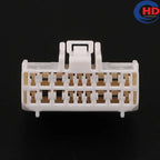 18pin female electrical wire harness plug unsealed plastic connector 6098-1164