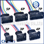 2 3 4 5 6 7 Pin Car Fuel Injector nozzle EV1 Lgnition Coil Oxygen sensor Junior Power Connector 15cm Wire Harness Plug