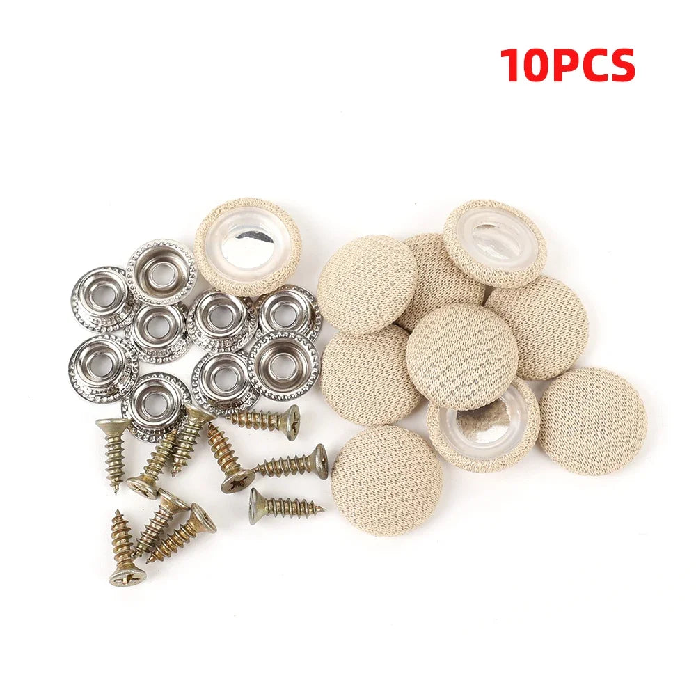 Car Ceiling Buckles Fixing Clips Auto Car Interior Roof Fixing Buckles Screw Headliner Fabric Rivets Retainer Buckle Fastener