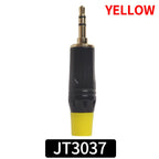 Gold-Plated 3.5mm Stereo Audio Plug Connector, DIY Soldering Jack for Headphone, Microphone, Speaker, AUX Cable Repair