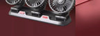 New Car Fan 360° Adjustable Triple-Head 12V/24V USB Powerful Cooling Circulation Ideal for Vehicle Comfort on Long Drives amagi
