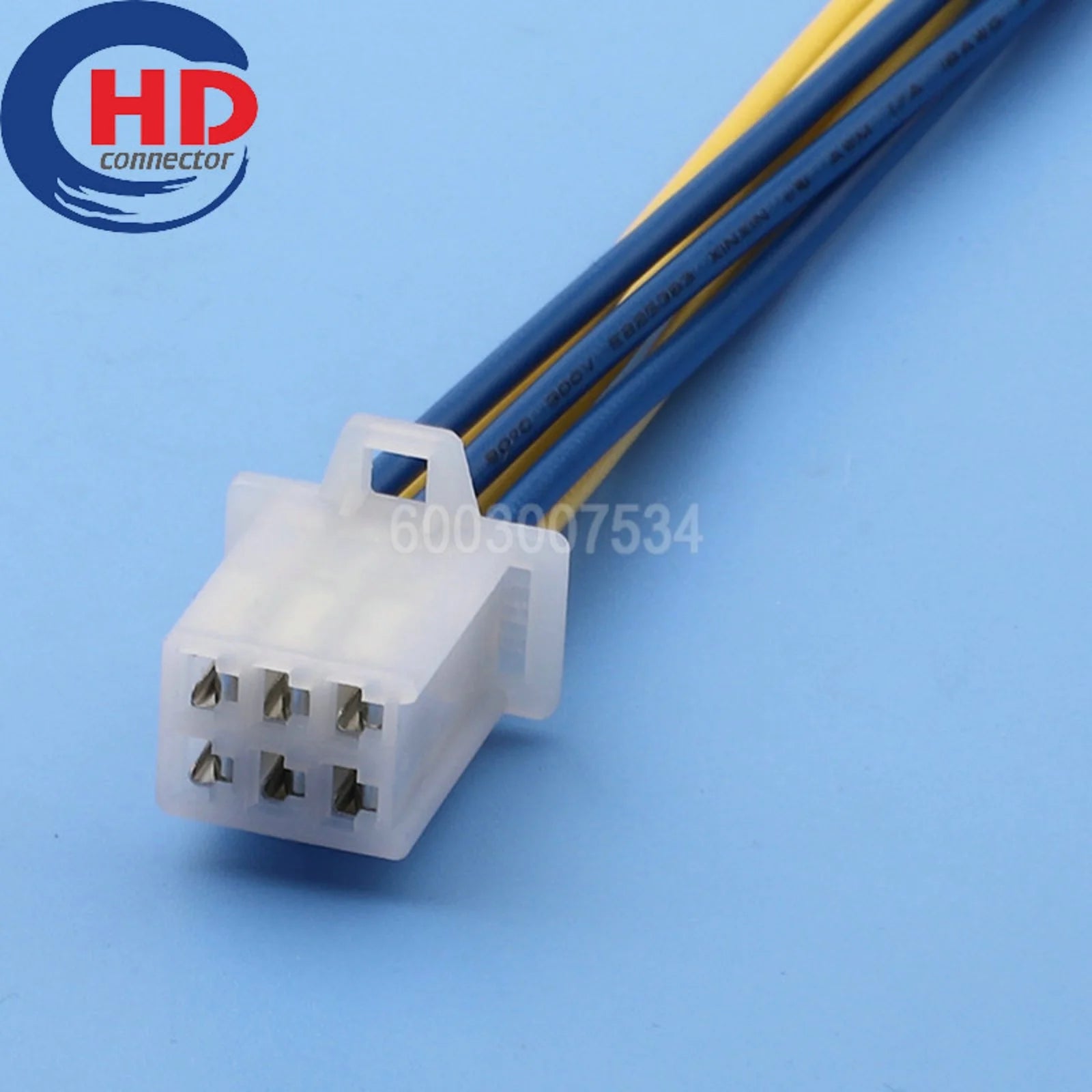 6 Pin Connector Unsealed 2.8mm Series Female Connectors Cable Motorcycle Electrical Harnesses Wiring Harness 6040-6111