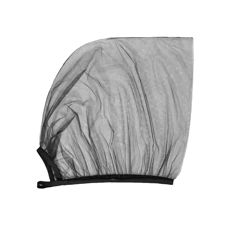 Car Sunshade Curtains Summer Mosquito Proof Curtains Universal Side Window Mesh Net Breathable Sunshade Auto Accessories Black