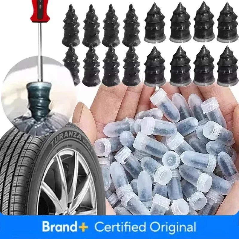 Universal Tire Repair Kit Vacuum Tire Puncture Plug for Motorcycle Car Truck ATV UTV Emergency Roadside Assistance Tool Amagi
