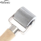 1pc Car Sound Deadening Roller Smooth Insulation Roller Metal Noise Deading Tool Metal Wood Color EasyToCarry Material Effective