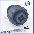 4 Pin auto sensor plug Aviation Wiring Black Circular Connector Plug 182658-1 206153-1 206060-1 1-206062-4 For SMT SMEMA