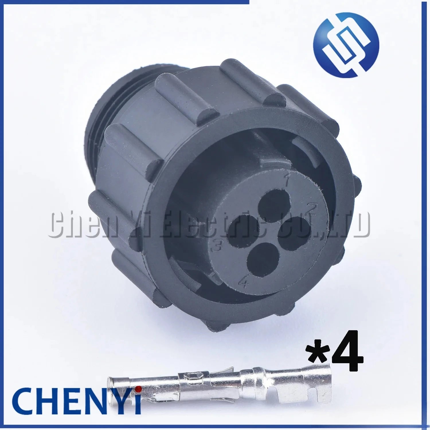 4 Pin auto sensor plug Aviation Wiring Black Circular Connector Plug 182658-1 206153-1 206060-1 1-206062-4 For SMT SMEMA