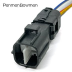 1 Set 4 Pin Car TS Rear Pedal Oxygen Plug Wiring Harness Male Female Electrical Cable Connectors for 6188-0472 6189-0685
