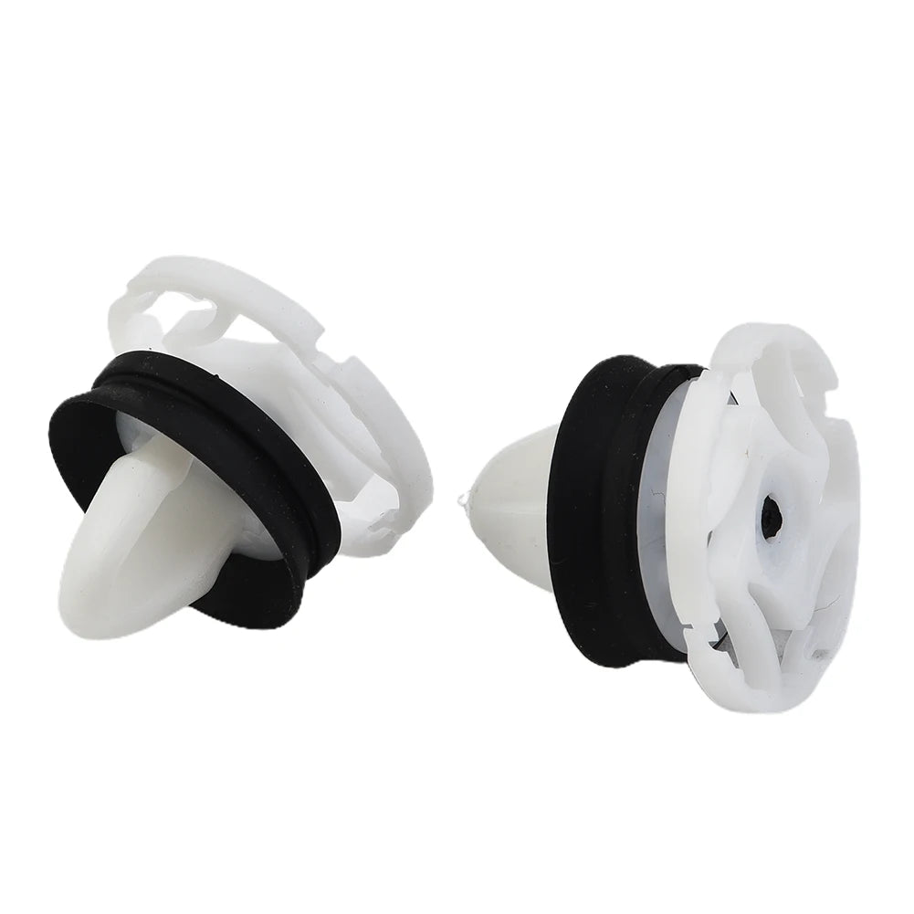 10Pcs Door Trim Panel Mounting Clips White Nylon For Renault 7703077476 Car Interior Accessories Fastener Clips