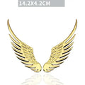 Car Decorative Wings, Three-dimensional Angel Wings Tail Stickers Metal Car Logo Personalized Decorative Car Stickers Amagi