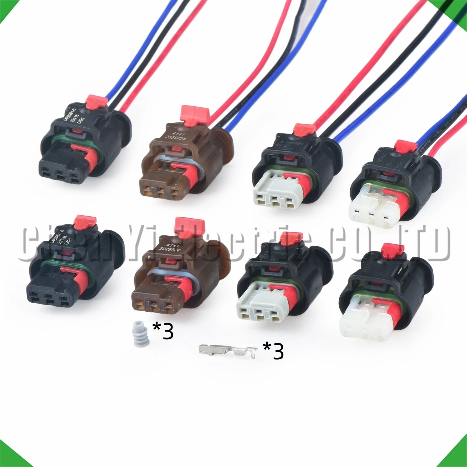 3-pin auto connector automotive connectors water voltage ignition sensor