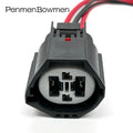 1 Set 4 Pin Car Radiator Fan Plug Waterproof Electrical Cable Connectors Wire Harness For 7283-8497-90