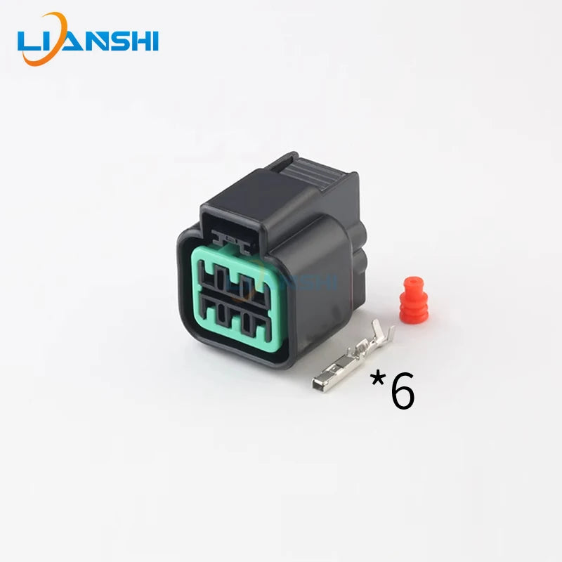 PB625-06027 PB621-06020 Automotive headlight plug 6p male and female wiring harness connector with terminal